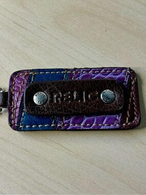 Relic Leather and Studs Key or Bag Charm